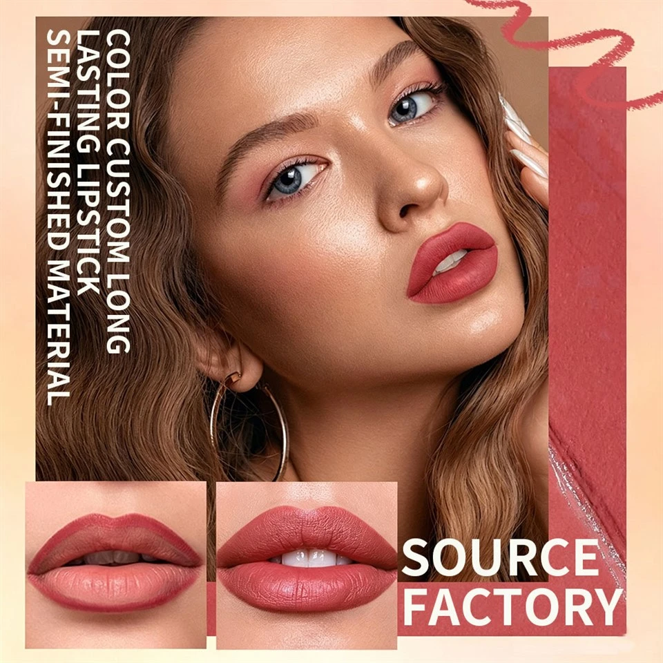 Color Long-Lasting Lipstick Semi-Finished Material Color Long-Lasting Lipstick Semi-Finished Material