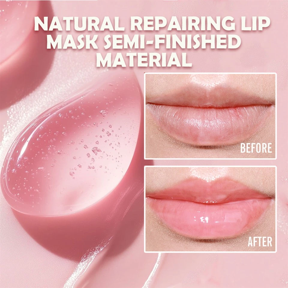 Natural Repairing Lip Mask Semi-Finished Material Natural Repairing Lip Mask Semi-Finished Material